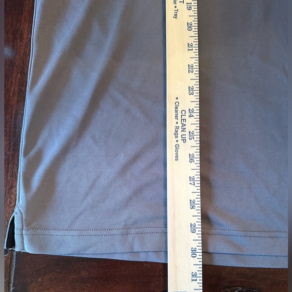 Quiksilver Waterman XXL Water Polo 2 Performance Polo Shirt Gray Short Sleeve - Picture 6 of 9